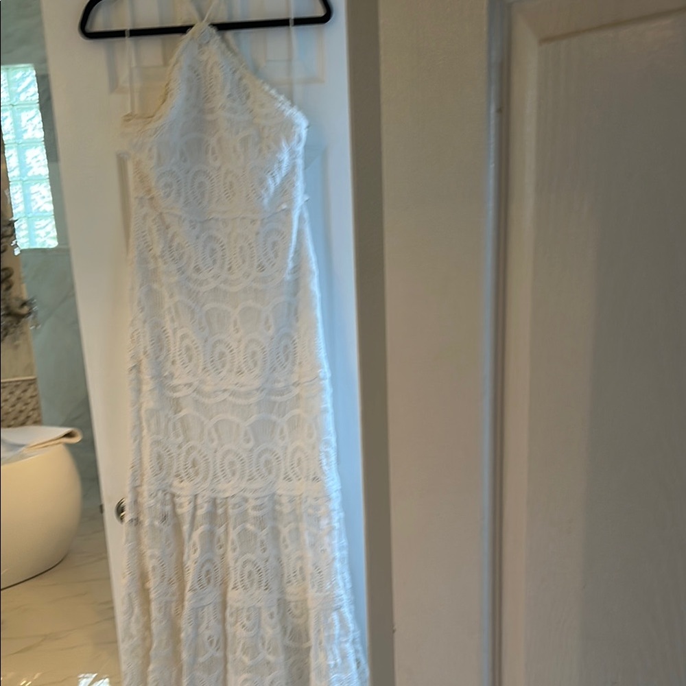 Alexis White Strapless Dress